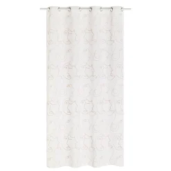 Voilage SCHIZZO coloris lin 140 x 240 cm - 4MURS
