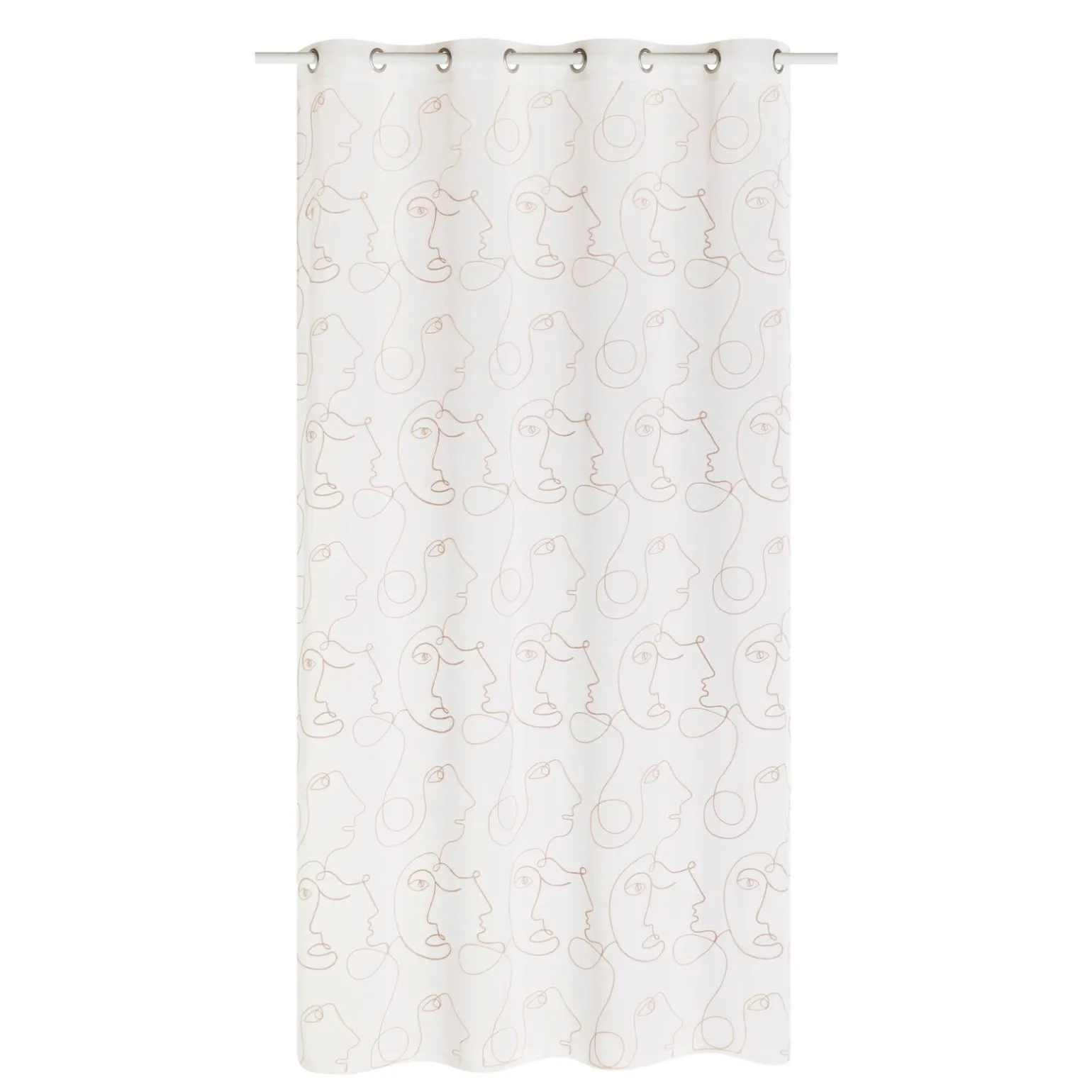 Voilage SCHIZZO coloris lin 140 x 240 cm - 4MURS