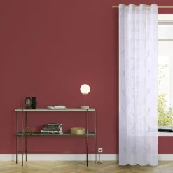 Voilage SISMO coloris blanc 140 x 260 cm - 4MURS