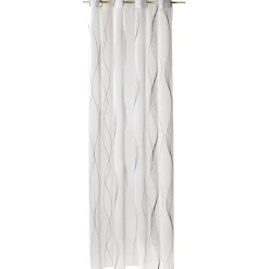 Voilage SOUND coloris blanc cuivré 140 x 260 cm - 4MURS