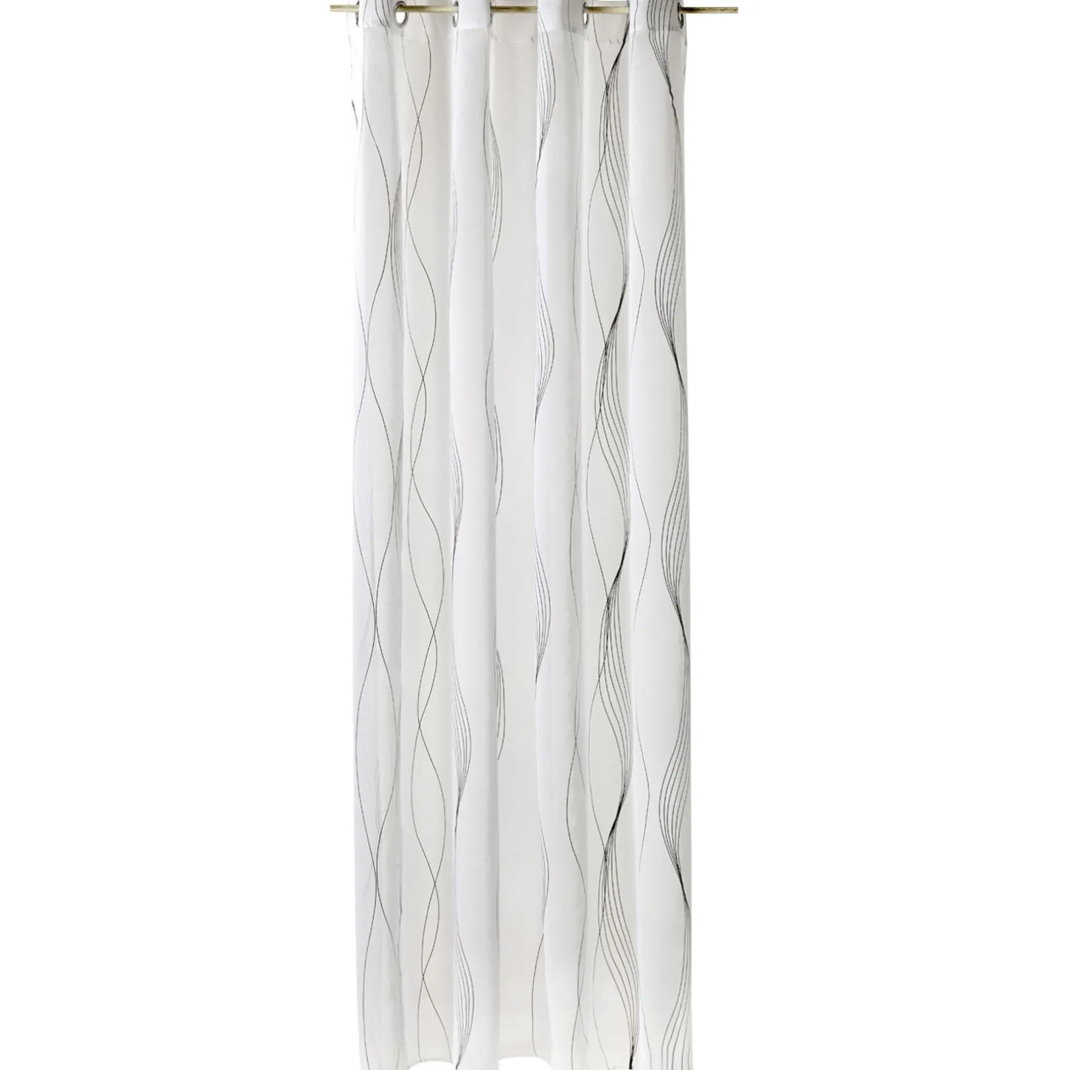 Voilage SOUND coloris blanc cuivré 140 x 260 cm - 4MURS