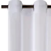 Voilage ÉTAMINE GIVRÉE coloris blanc 145 x 240 cm - 4MURS