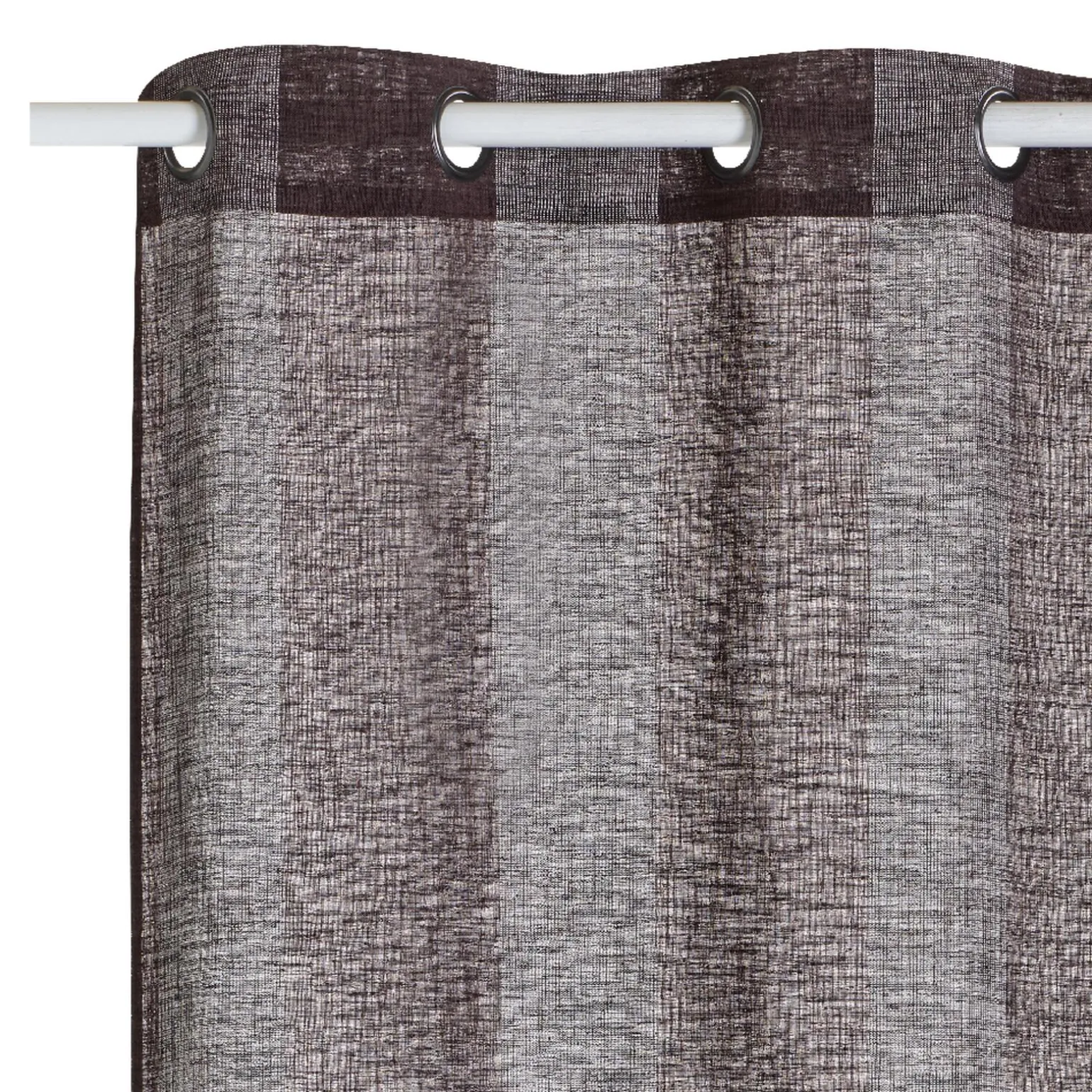 Voilage TUBUA coloris chocolat 140 x 240 cm - 4MURS