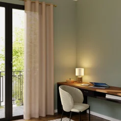 Voilage VOILE CHIC coloris beige 145 x 240 cm - 4MURS