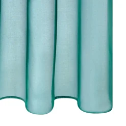 Voilage VOILE CHIC coloris bleu paon 145 x 240 cm - 4MURS