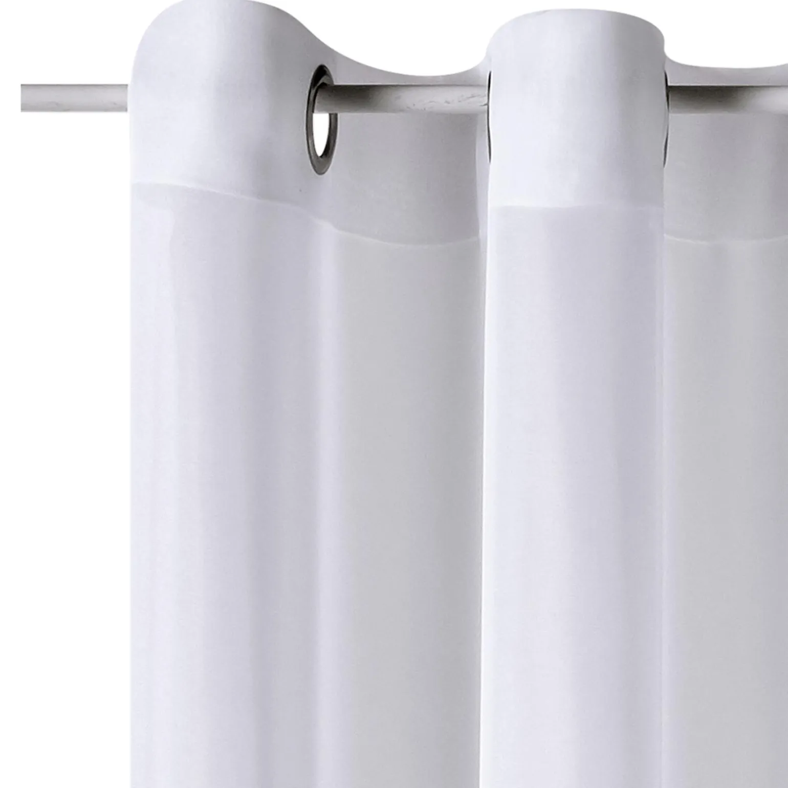 Voilage VOILE CHIC coloris blanc 145 x 240 cm - 4MURS