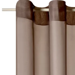 Voilage VOILE CHIC coloris taupe 145 x 240 cm - 4MURS