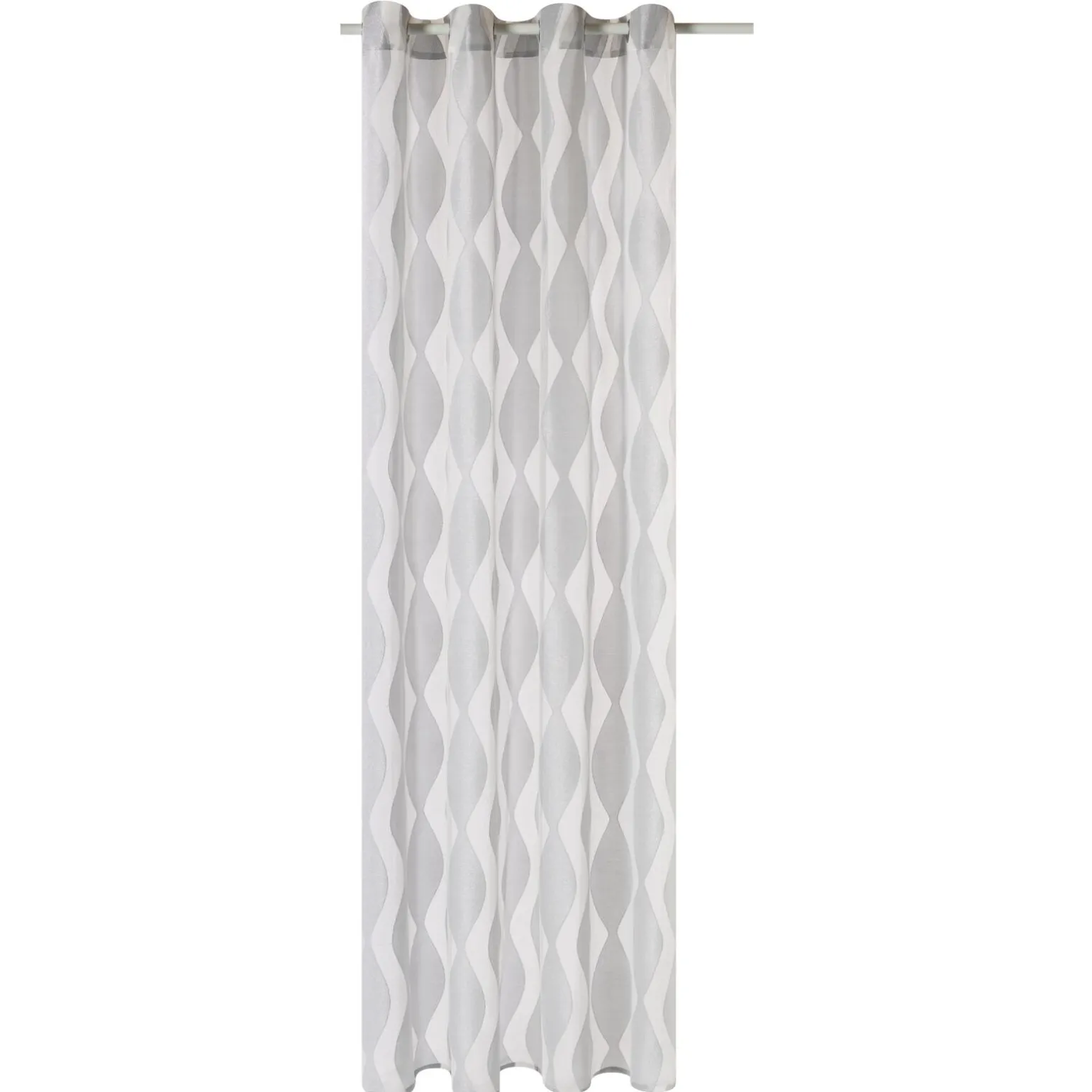 Voilage WAVY coloris gris perle 140 x 260 cm - 4MURS