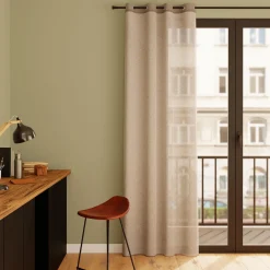 Voilage WIFT coloris lin 140 x 240 cm - 4MURS
