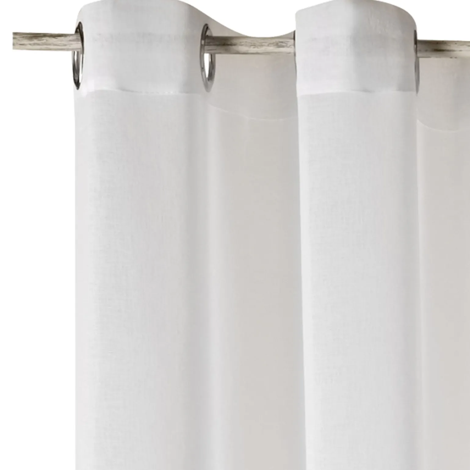 Voilage ZEPHYR coloris blanc 140 x 280 cm - 4MURS