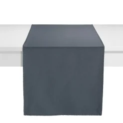 WINKLER Chemin de table DELIA coloris anthracite 45 x 170 cm - 4MURS