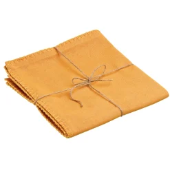 WINKLER Chemin de table DELIA jaune safran 45 x 170 cm - 4MURS