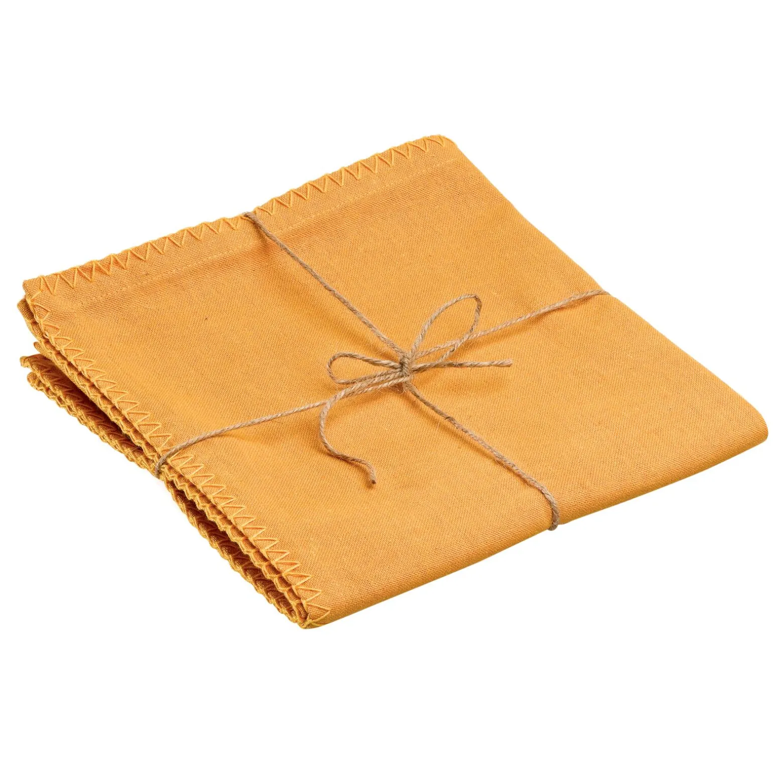 WINKLER Chemin de table DELIA jaune safran 45 x 170 cm - 4MURS