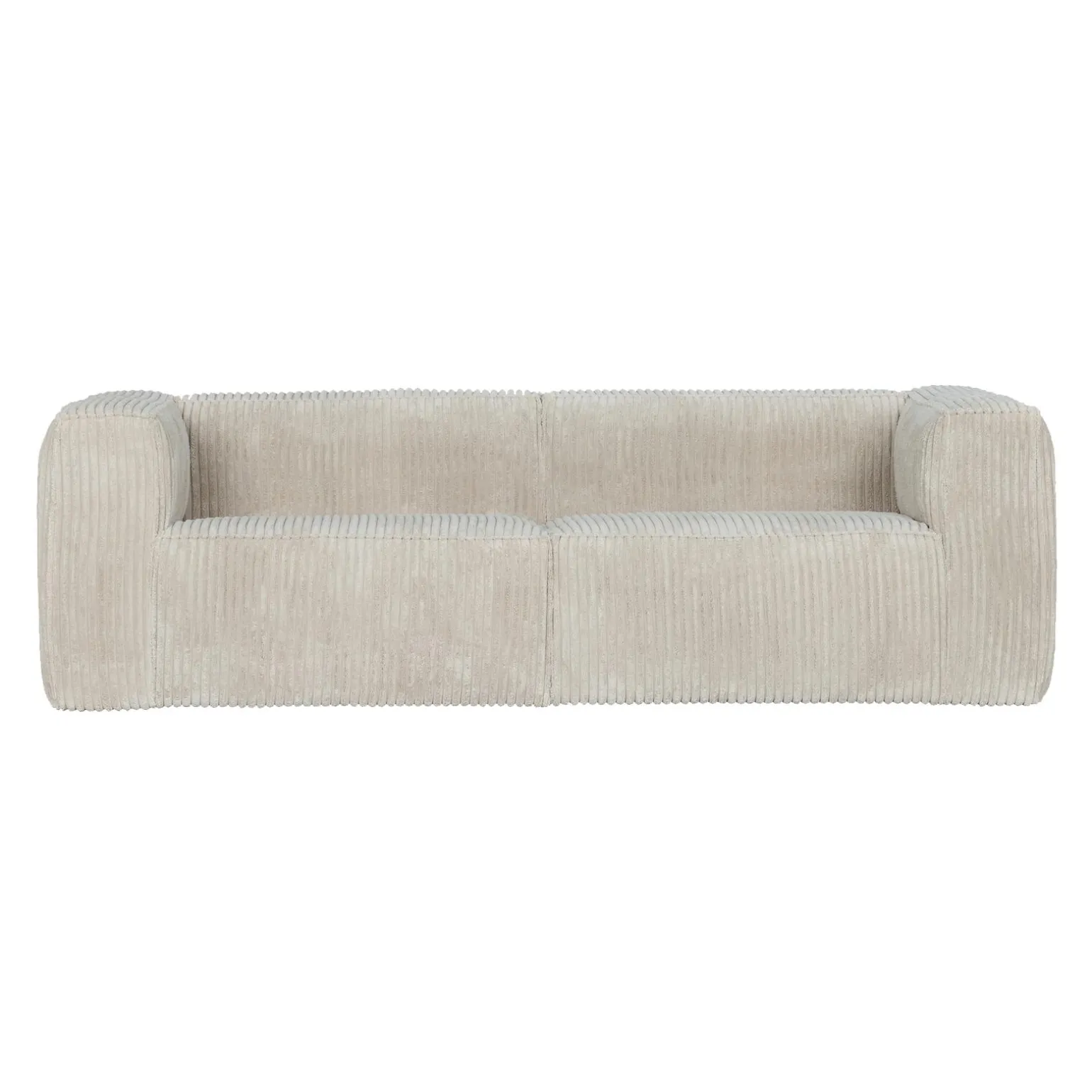 WOOOD Canapé BEAN coloris RIBCORD NATUREL 3 places - 4MURS