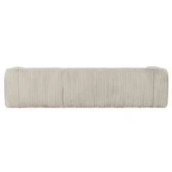 WOOOD Canapé d'angle BEAN coloris RIBCORD NATUREL 4 places - 4MURS