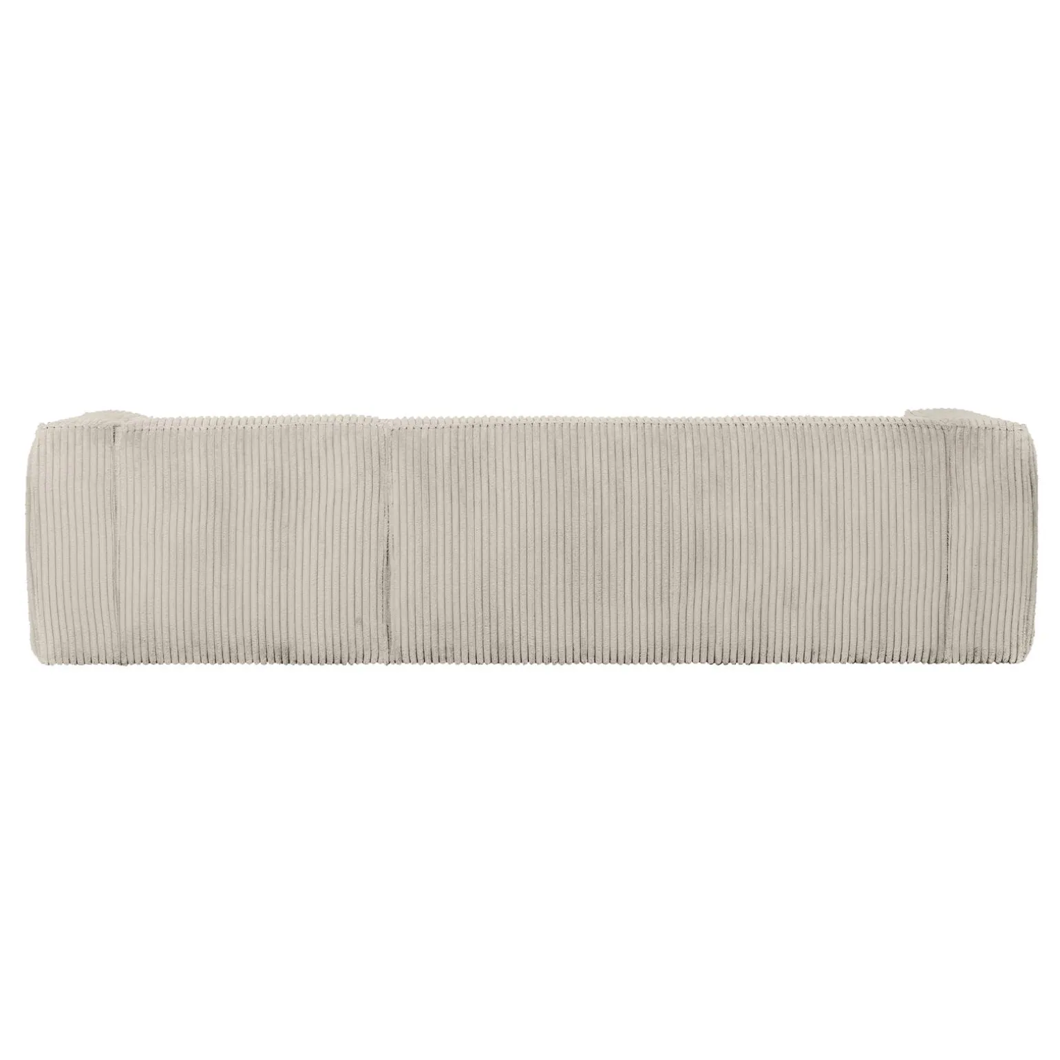 WOOOD Canapé d'angle BEAN coloris RIBCORD NATUREL 4 places - 4MURS