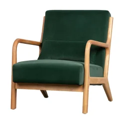 WOOOD Fauteuil MARK coloris vert sapin - 4MURS