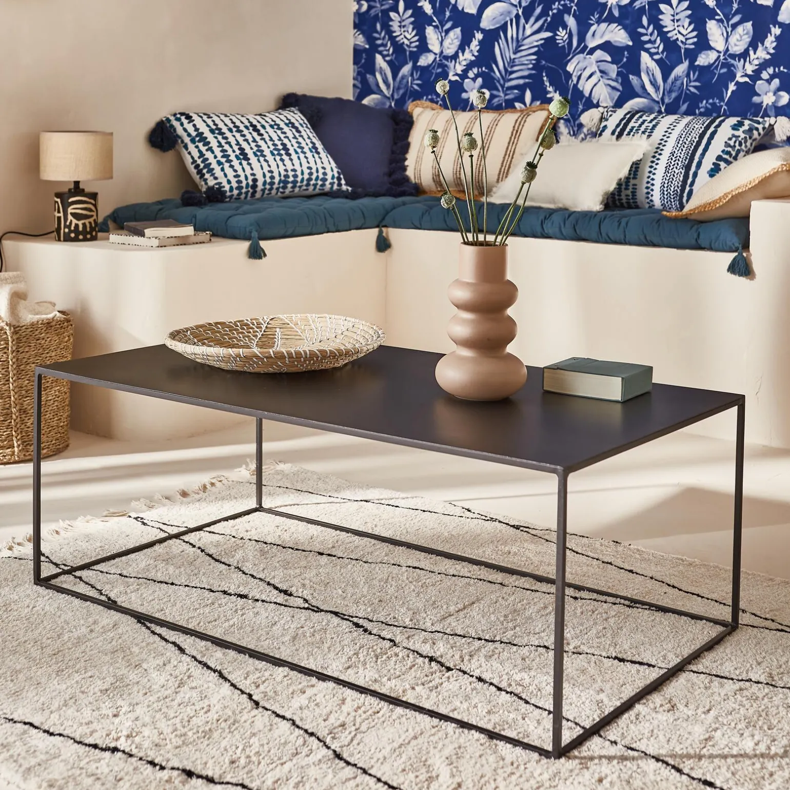 Zago Table basse OTIS coloris noir 110 x 60 cm - 4MURS