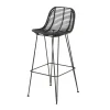 Zago Tabouret de bar FRESH coloris noir - 4MURS