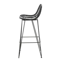 Zago Tabouret de bar FRESH coloris noir - 4MURS